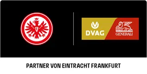 Logo Eintracht Frankfurt Co-Branding DVAG+Generali